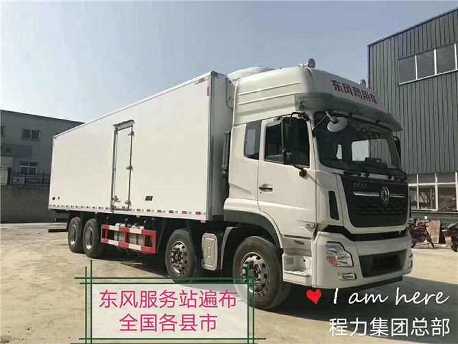 東風天龍前四后八冷藏車 